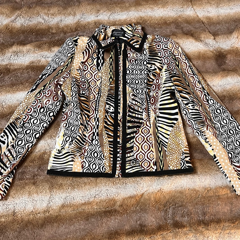Funky animal print jacket